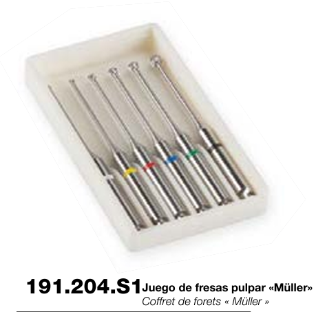 Kit Pulp Bur Muller Assortiment 191.204.S1 Boite/6