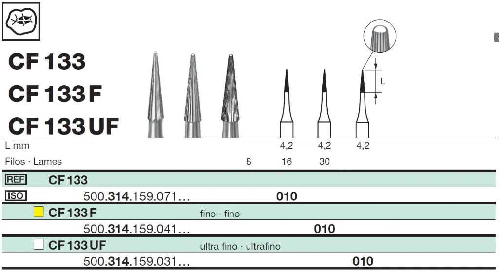 FR CF133UF Turbine (314) D010 bte/5