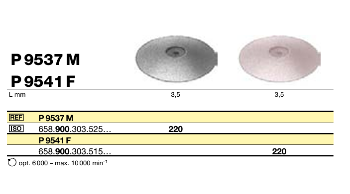 FR P9537M Non Monté (900) D220 bte/10