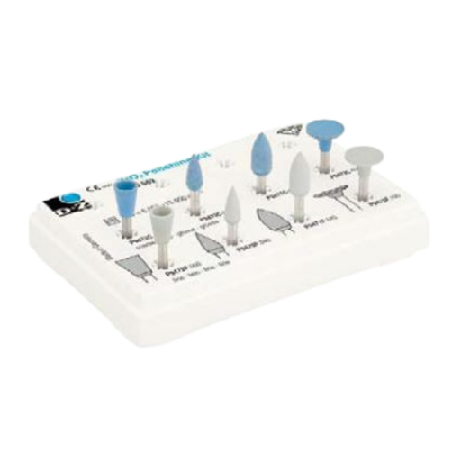 [89282] Kit pour Polissage Zircone 100563 8 Pcs