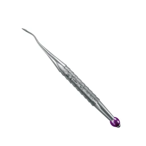 [89559] XTool Syndesmotome Courbe Gauche Violet 4.0mm 17.008.06