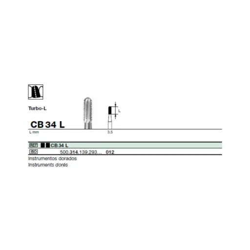 [87481] FR CB34L Turbine (314) D012 Silver bte/5