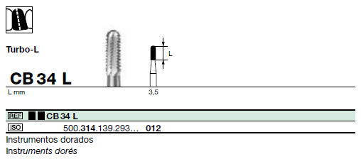 [87481] FR CB34L Turbine (314) D012 Silver bte/5