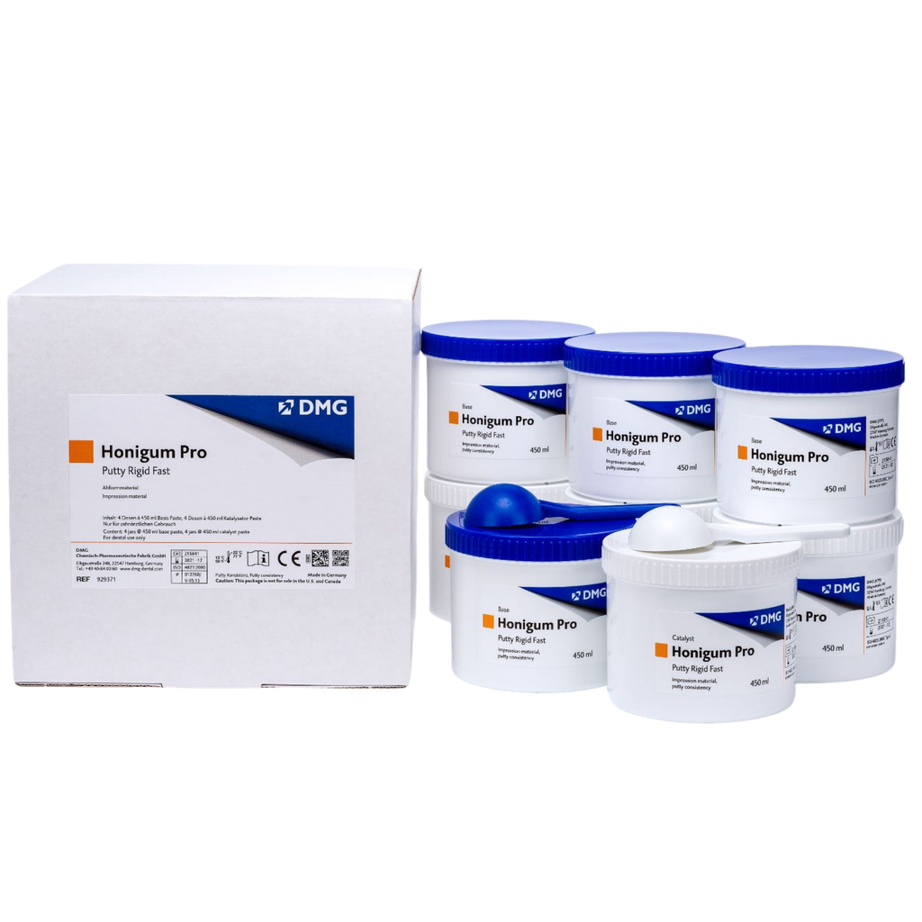 Honigum Pro Putty Pack Eco 8*450ml Rigid Fast | Laboratoires PRED
