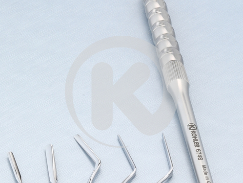 [87087] Periotome Coffret Manche 6748 14cm + 6 Lames